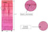 HOME4 Hanging Over The Door 25 Pockets Storage Organizer for Surprise Toys (Pink)