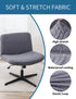 Armless LavishCover Chair Cover Office Desk Chair Cover, Waterproof and Elastic Criss Cross Chair Cover, Exquisite