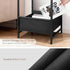 Set 2, 2 Small End Tables of Tier Side Tables with Fabric Storage Basket, Nightstands for Living Room, Bedroom, Office