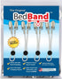 White Bed Sheet Holder, Gripper, Suspender and Strap - 100% USA Worker Assembled, Smooth Sheets, Sleep Better