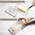 24oz Countertop Glass Butter Dish with Top Arch Handle Lid | Contain Butter Sticks | Covered Butter Keeper Holder Tray