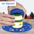 CHEFBEE 3PCS Trivets for Hot Dishes, Non-Slip Heat Resistant Silicone Trivet Mat for Kitchen Countertop, Flexible Blue