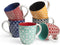 DOWAN Coffee Mugs Set of 6, 16 oz Large Porcelain Mug, Ceramic