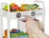 5-Tier Laiensia Rolling Cart with Wheels,Multifunction Utility Storage Carts, Kitchen Storage Organizer,Mobile Shelving