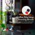 Coffee Machine Cleaning Brush Kit - 2 Coffee Cleaning Brushes with Spoons and 2 Removable Brush Heads