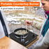 CUSIMAX Single Burner Electric Hot Plate, 1500W Adjustable Temperature Cooktop, Portable Stainless Steel Countertop