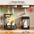 Under Sink Organizer 2 Pack, Pull Out Cabinet Shelf, Kitchen Bathroom Storage with Sliding Drawer for Home