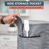 Crutello Dust Cover with Storage Pocket, Compatible with Instant Pot 8 Quart, Measures 13.25" x 14.75"