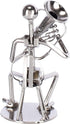 Broadway Gift Silvertone Tuba Player Table Top Figurine, 6 Inch