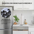 JOGREFUL Paper Towel Holder Stand for Kitchen, One-Handed Tear Stainless Steel Towel Roll Holder for Countertop,