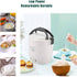 1L 12v Tiiyee Mini Rice Cooker, Portable Rice Maker Electric Lunch Box for Car Food Steamer Fast Cooking Automatic Non