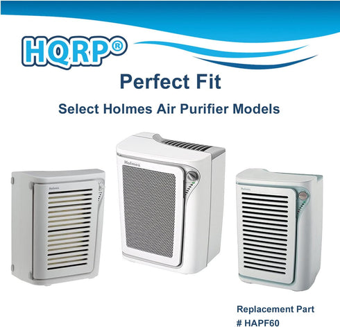 HQRP 4-Pack Carbon Filter C compatible with Holmes Models HAPF60, HAP726, HAP750, HAP756, HAP759, HAP715