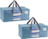 VENO 2 Pack Moving Bags, Heavy-Duty Storage Totes, Extra Large Durable Laundry Bags for Clothes (Light Blue Matte)