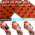 Mini 24-Cavity Semi Sphere Silicone Molds, Non-Stick, 2 Packs Half Sphere Baking Molds for Jelly, Chocolates, and Cake