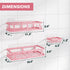 Youvip Shower Caddy Adhesive,No Drill Bathroom Organizer,Large Capacity Rustproof Shelves for Inside Shower,Bathroom