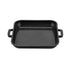 G.E.T. CA-104-BK/BK Heiss Cast Aluminum Mini Square Grill Pan, 6" x 6", Black