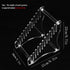 Vinyl Record Holder, Storage Rack, Acrylic Stand for 12 Albums, Versatile Tailor-made Storage Solution (Transparent 1pc)