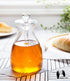14 Mkono Honey Dispenser Glass Honey Pot Honey Jar with Dipper Sticks and Lid Cover Honey Containers Holder for Home