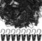 Teenitor 100 Pack Small Curtain Clips for Outdoor String Lights, Stainless Steel Hooks for Hanging Drapes, Black