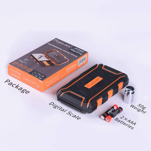 Fuzion Digital Pocket Scale, 500g x 0.01g Mini Scale with LCD Display, Tare Function for Food, Jewelry, Coin