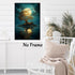Gothic Landscape Wall Art, Vintage Sky Painting, Dark Academia Canvas Print, Abstract Landscape Pictures 16x24inch No