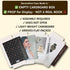 4 Set PROBENEX Luxe Large Pcs Faux Decorative Books | Not Real Books, Cardboard Foldable Display Props | Modern