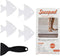 24 PCS Non-Slip Bathtub Stickers, Safety Shower Treads Adhesive Appliques with Premium Scraper
