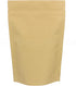 CleverDelights Kraft Stand Up Pouches - 8oz, 100 Pack, 6" x 9" x 3"