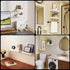 12x7x1.5 Set 2 Floating Shelves for Wall White Shelves Bathroom, Bedroom and Living Room, Wall Shelves & Book Shelf