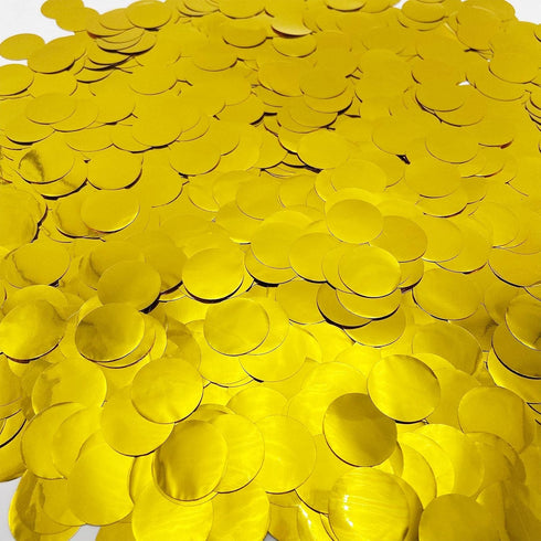 Gold Confetti 5000 Pieces 1 Inch Table Glitter Dots for Wedding Baby Shower Birthday Party Decorations