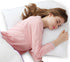 Cheer Collection Oversized V-Shaped Pillow for Side Sleepers, L-Shaped Pregnancy Pillow for