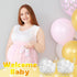 Threehoney 24 Pcs Baby Shower Mini Carriage Decoration White Goose Color Metal Wired Fillable Candy Stroller Baby