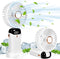 Portable Handheld Fan, USB Rechargeable Mini Desk Fan, 4800mAh, 90° Foldable with LED Display for Indoor Outdoor
