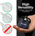 AnySharp Knife Sharpener, Hands-Free Safety, PowerGrip Suction, Compact for All Kitchen Knives, Navy Blue