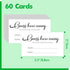 60 (3.5 2) Gethelud PCS Guess How Many Game Cards, Baby Shower Jar Guessing Tickets Game for Guests Bridal Shower