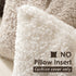 Set 2 12"x20" Foindtower of Curly Teddy Wool Faux Fur Pillow Covers Decorative Boucle Textured Lumbar Throw Pillow