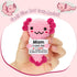 Mom Gifts from Daughter, Mini Crochet Axolotl for for Mothers Birthday Christmas Day Basket Box, Funny Presents