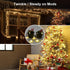 AUAUY 40 19.6FT 2 String Lights, LED String Lights Battery Operated Modes, Christmas Lights Bedroom, Waterproof Outdoor