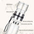 PARACITY Glass Tea Infuser Bottle, Double Wall Borosilicate Travel Tumbler Mug for Loose Leaf Herbal Tea, 13 OZ