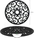 Smitchraft Set of 3 Silicone Trivets, Multi-use Heat Resistant Mat for Kitchen Countertops, Black