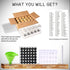 24Pcs,Seasoning Set,Kitchen Set,Seasoning DIMBRAH Spice Jars with Label Containers,Glass Spice Jars with Bamboo