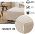 Flamingo P Oversized Ottoman Slipcover Sofa Spandex Jacquard Stretch Storage Ottoman Slipcover Protector Covers
