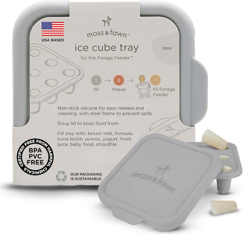 Moss and Fawn Ice Cube Tray - Forage Feeder Freezer & Teething