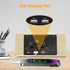 fomobest Dimmable, Snooze, Wooden Digital Alarm Clock with Dual USB Charging Ports, DST, Modern Large Time Display LED