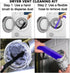 Dyson V7 V8 V10 V11 V15 Vacuum Accessories & Attachment - Traceless Dust Brush, Dryer Vent Cleaner Kit, Flexible