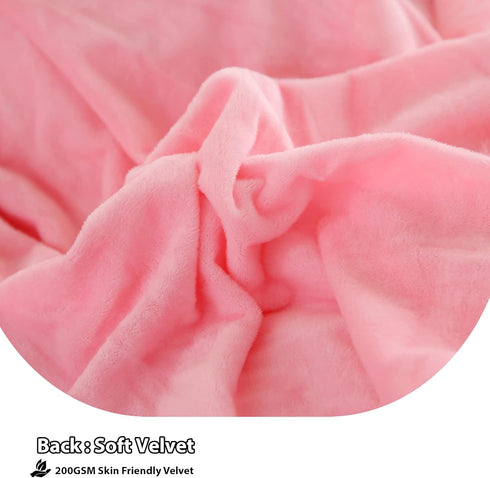 LIFEREVO 2 Pack Fluffy Faux Fur Pillow Shams, 18 x 18 Inches Luxury Decorative Cushion Covers, Pink, Zipper Closure