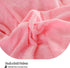 LIFEREVO 2 Pack Fluffy Faux Fur Pillow Shams, 18 x 18 Inches Luxury Decorative Cushion Covers, Pink, Zipper Closure