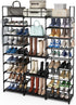 Caitlyn 9 Tiers Shoe Rack Storage Organizer Shoe Shelf Organizer for Entryway Holds