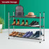 Adjustable Expandable Shoe Rack Storage Organizer, Large Free Standing Closet Shelf for Bedroom, 3 Tier