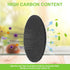 ddLUCK 6 Pack Kitchen Compost Bin Filter - Round Activated Carbon Filters for Odor Removal, 1cm Thickness